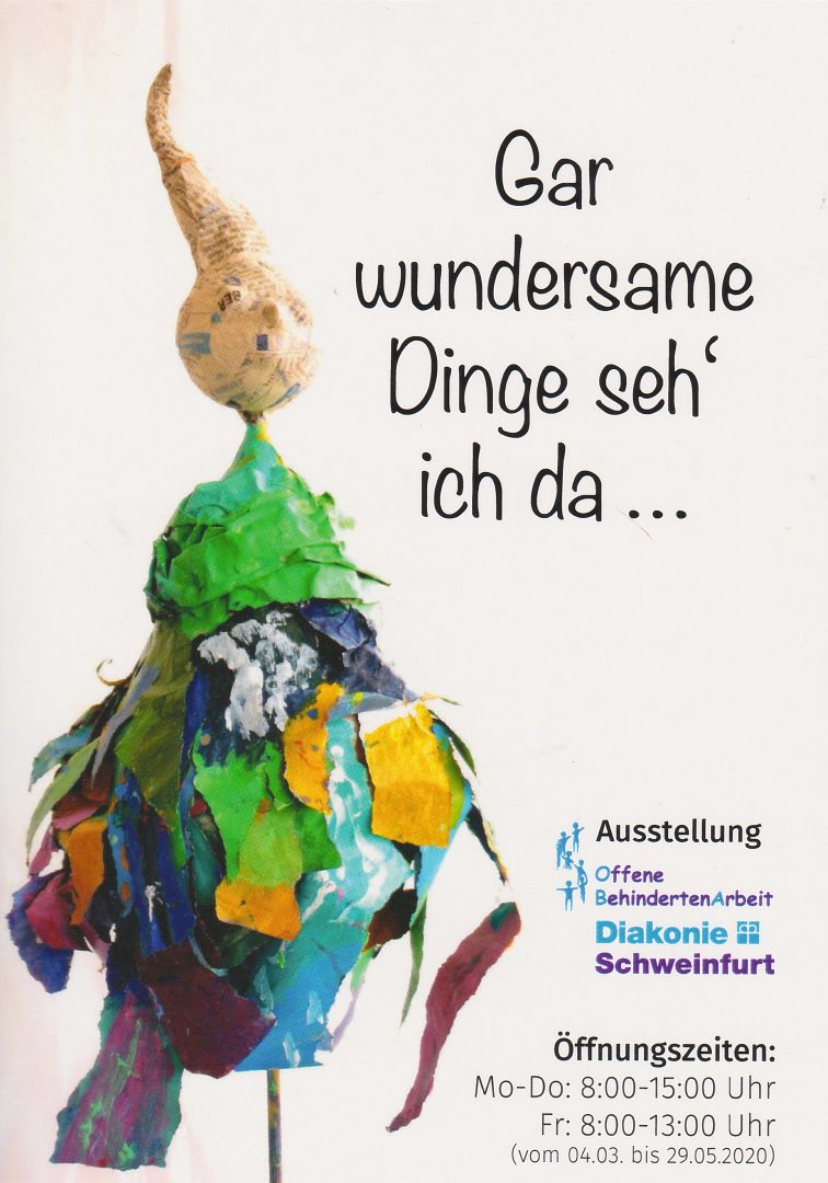 Ausstellung der OBA Kunst·werkstatt im Bayern·kolleg Schweinfurt