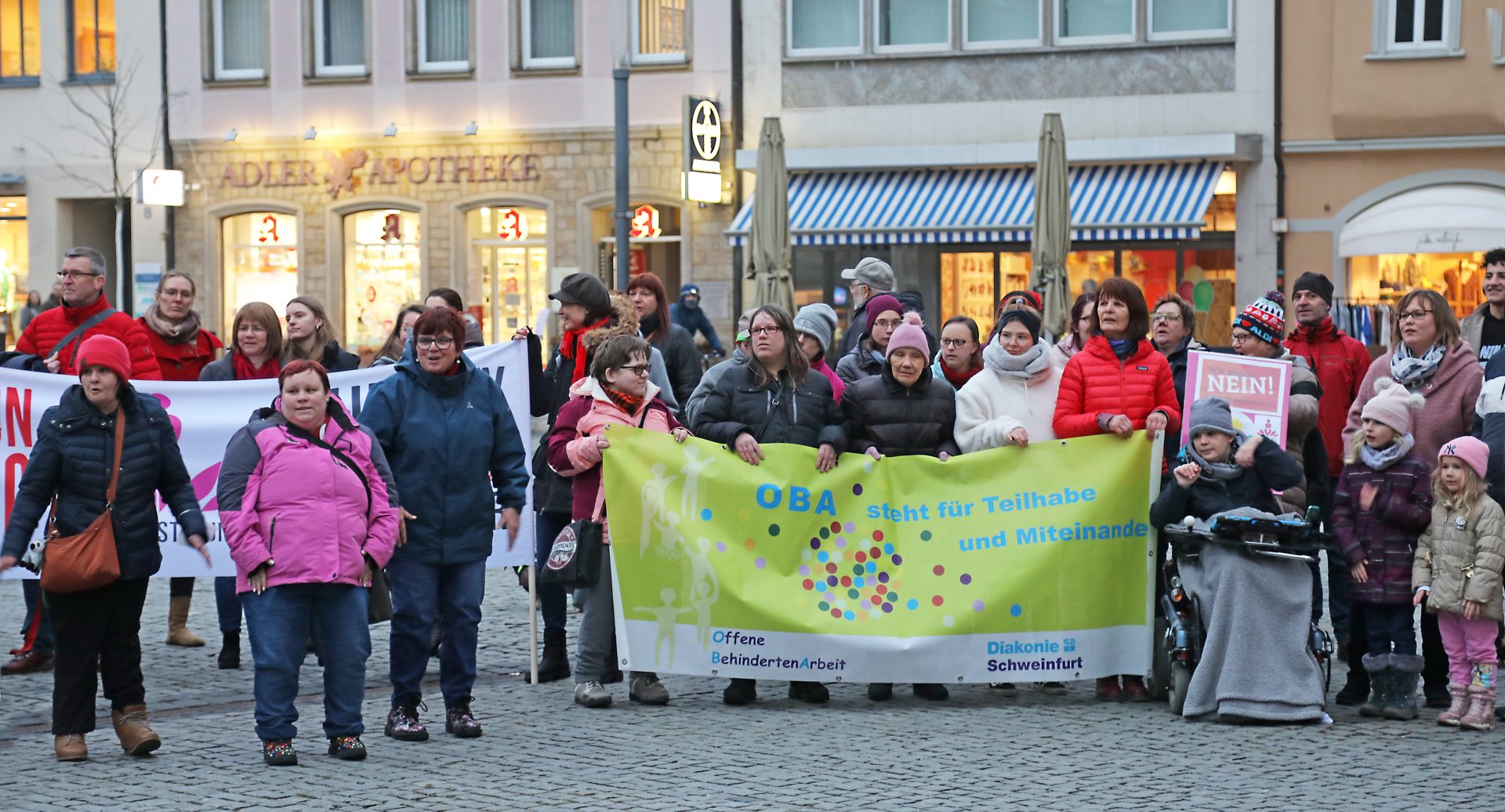 One Billion Rising Tanz·demo in Schweinfurt